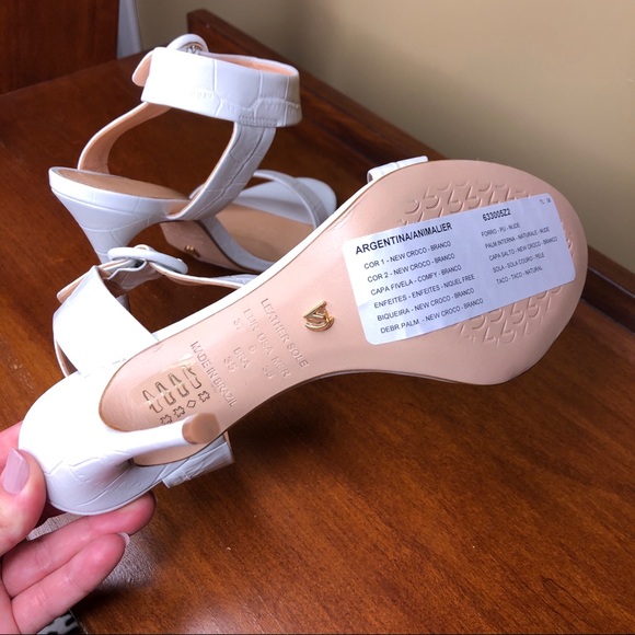 Anthropologie Vicenza Argentina Animal Print Heels - Picture 5 of 5